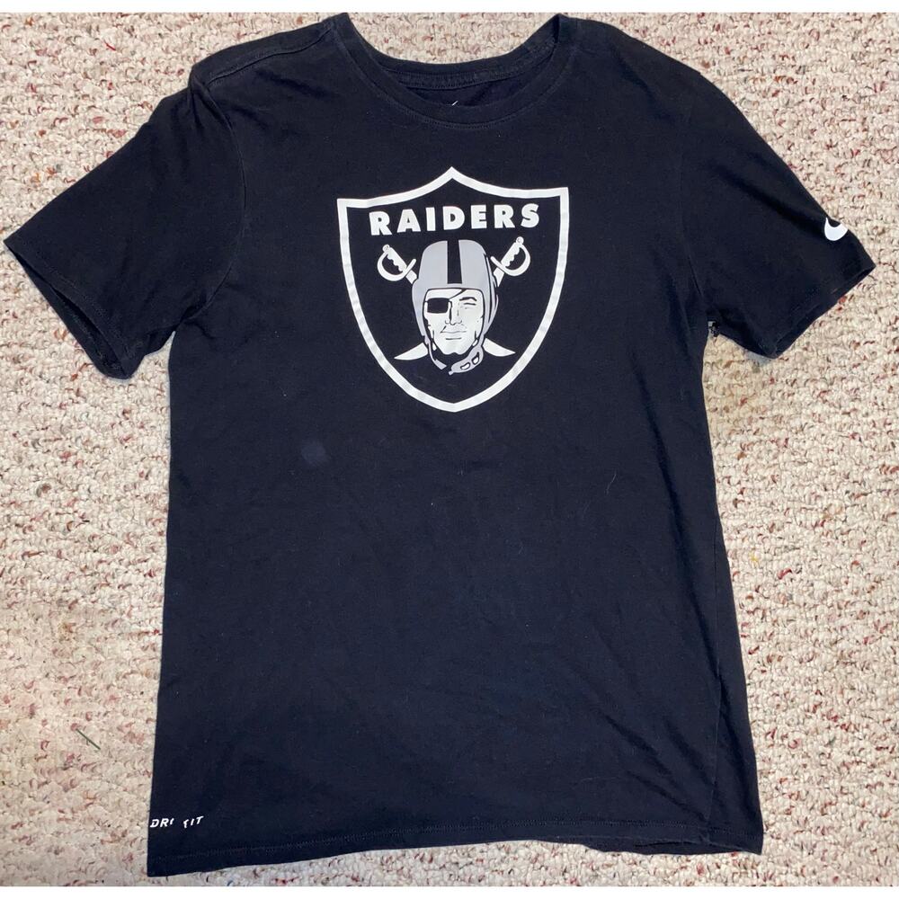 Nike Las Vegas Raiders Black Shirt Mens Size Medium